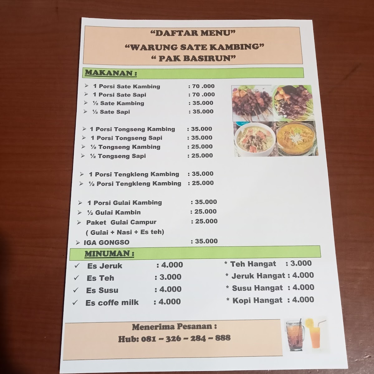 Sate Kambing Pak Basirun Kedungpane Photo 2
