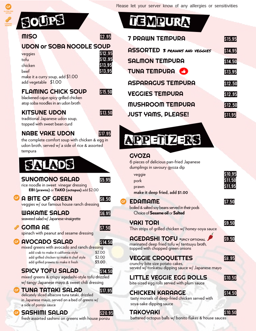The Eatery Menu 1