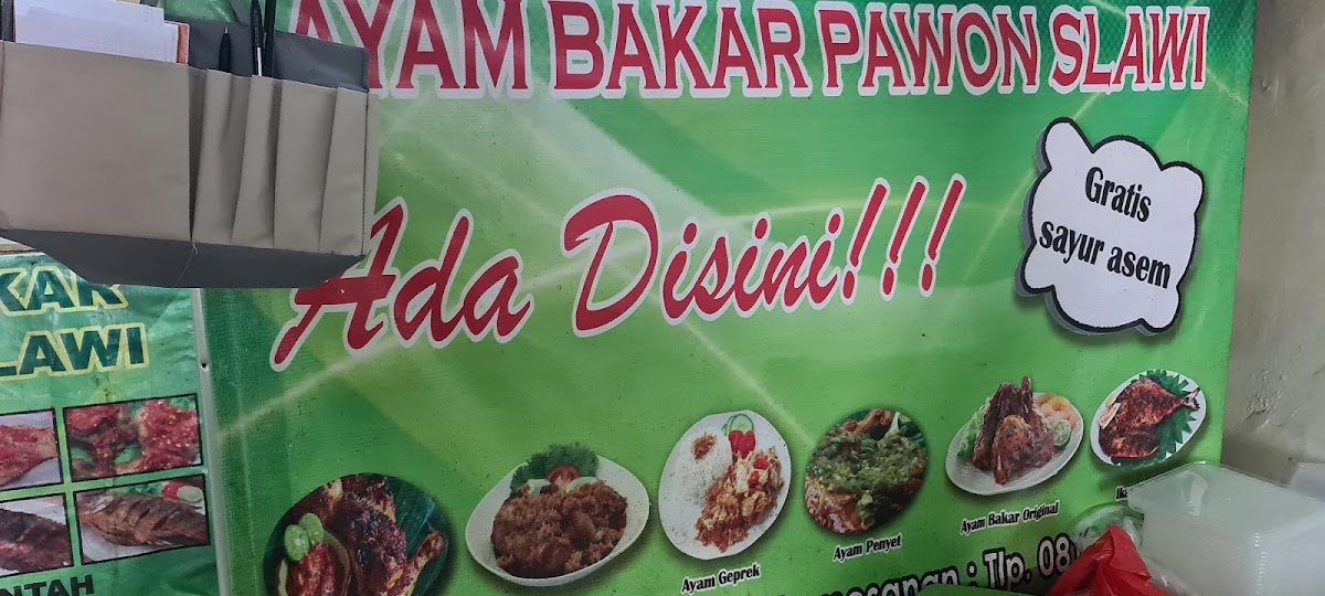Ayam Bakar Pawon Slawi Menu 1