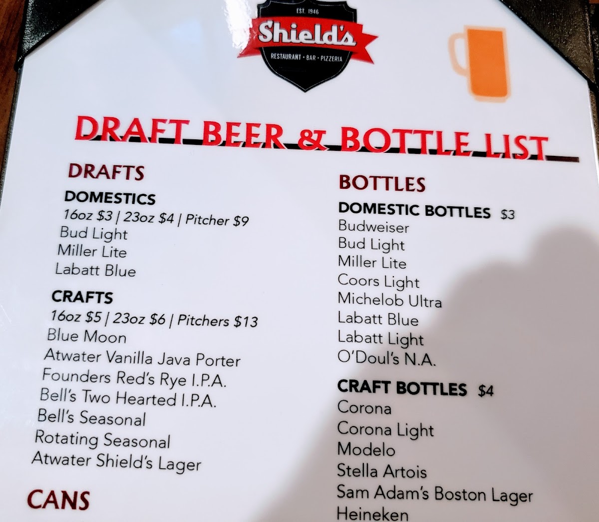 Shield's Restaurant Bar Pizzeria Photo 6