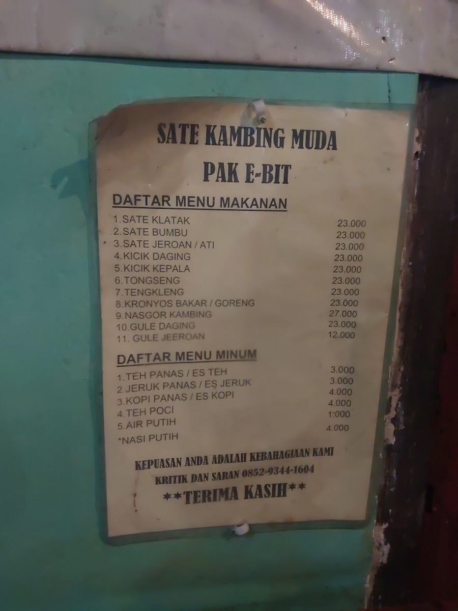 Sate Klatak pak E-bit Photo 6
