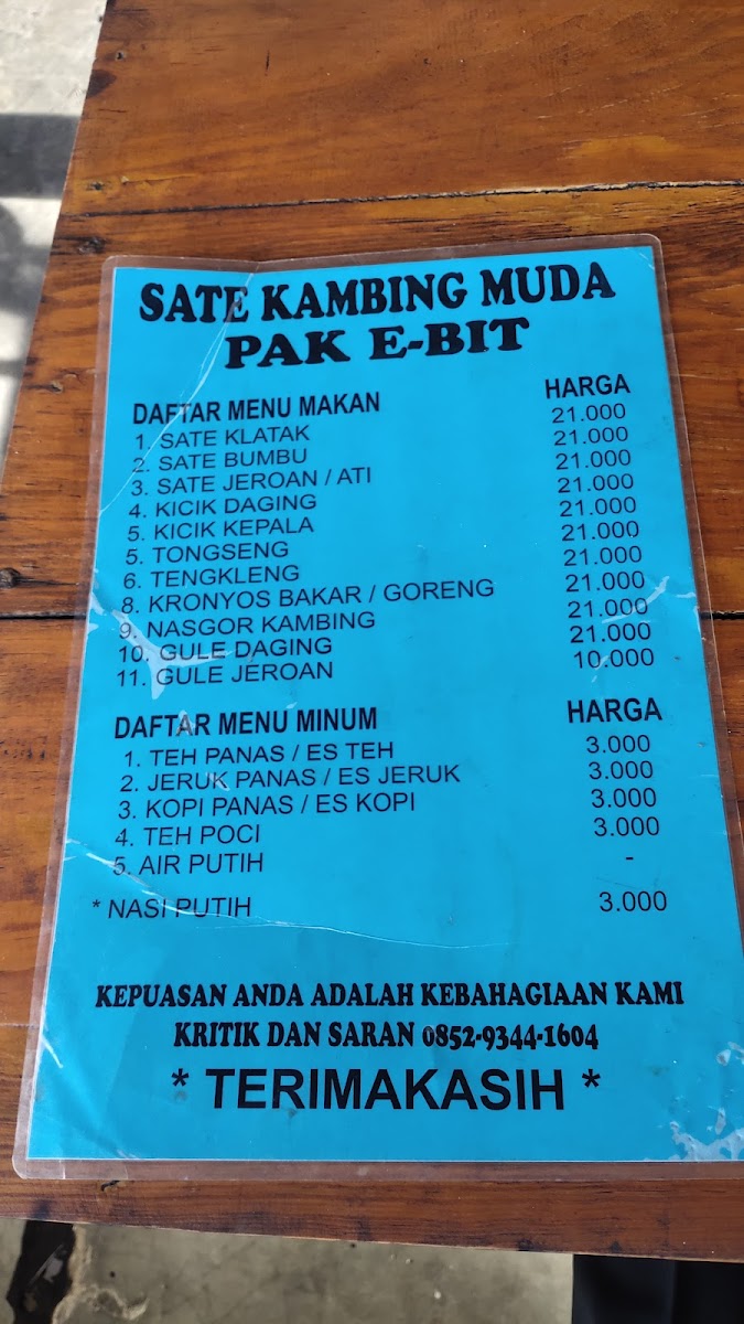 Sate Klatak pak E-bit Photo 9
