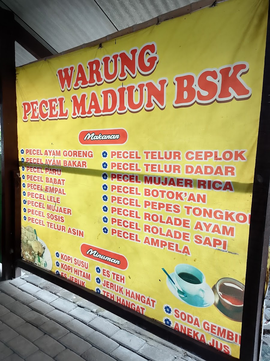 Warung Pecel Madiun BSK Menu 1