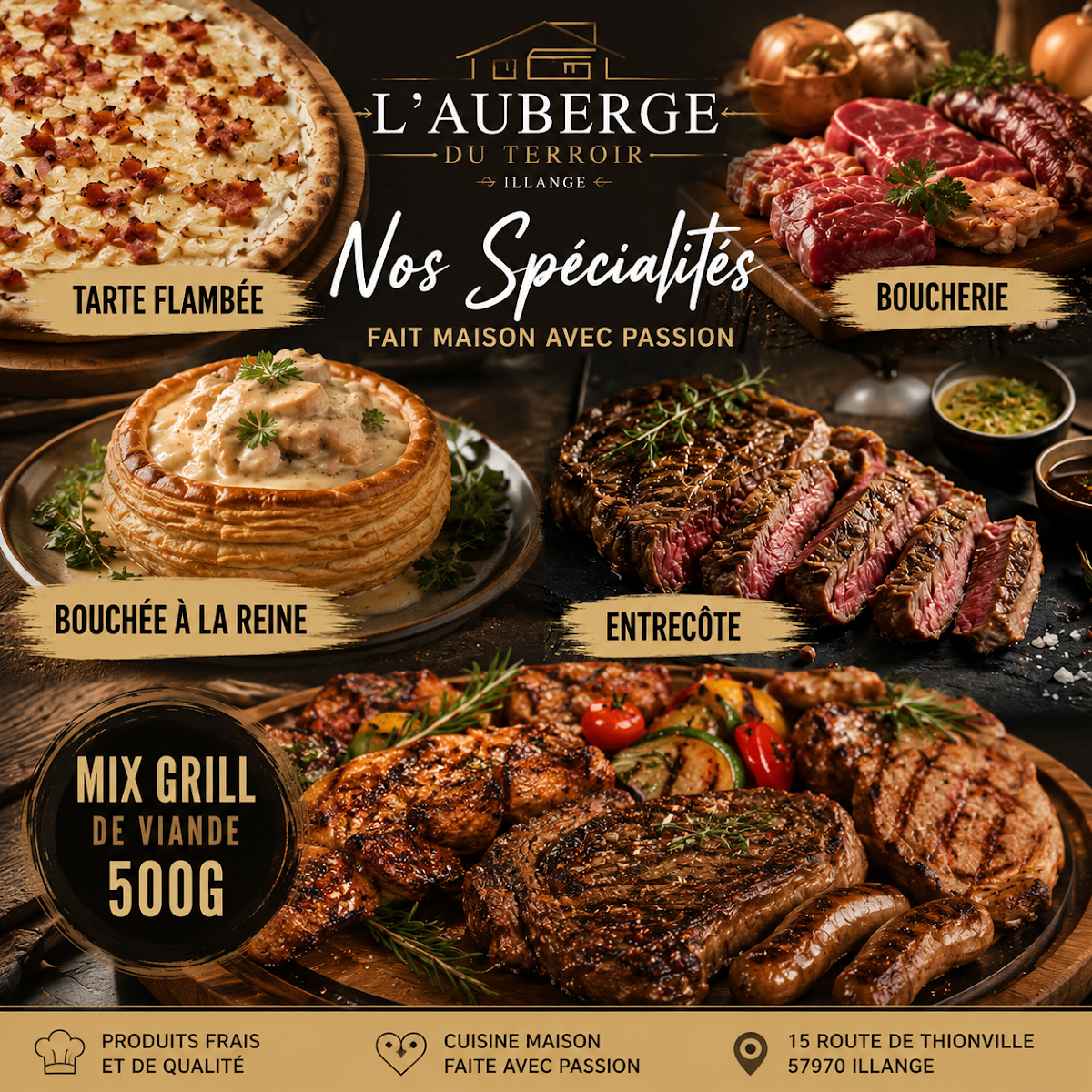 L’Auberge du Terroir Menu 1
