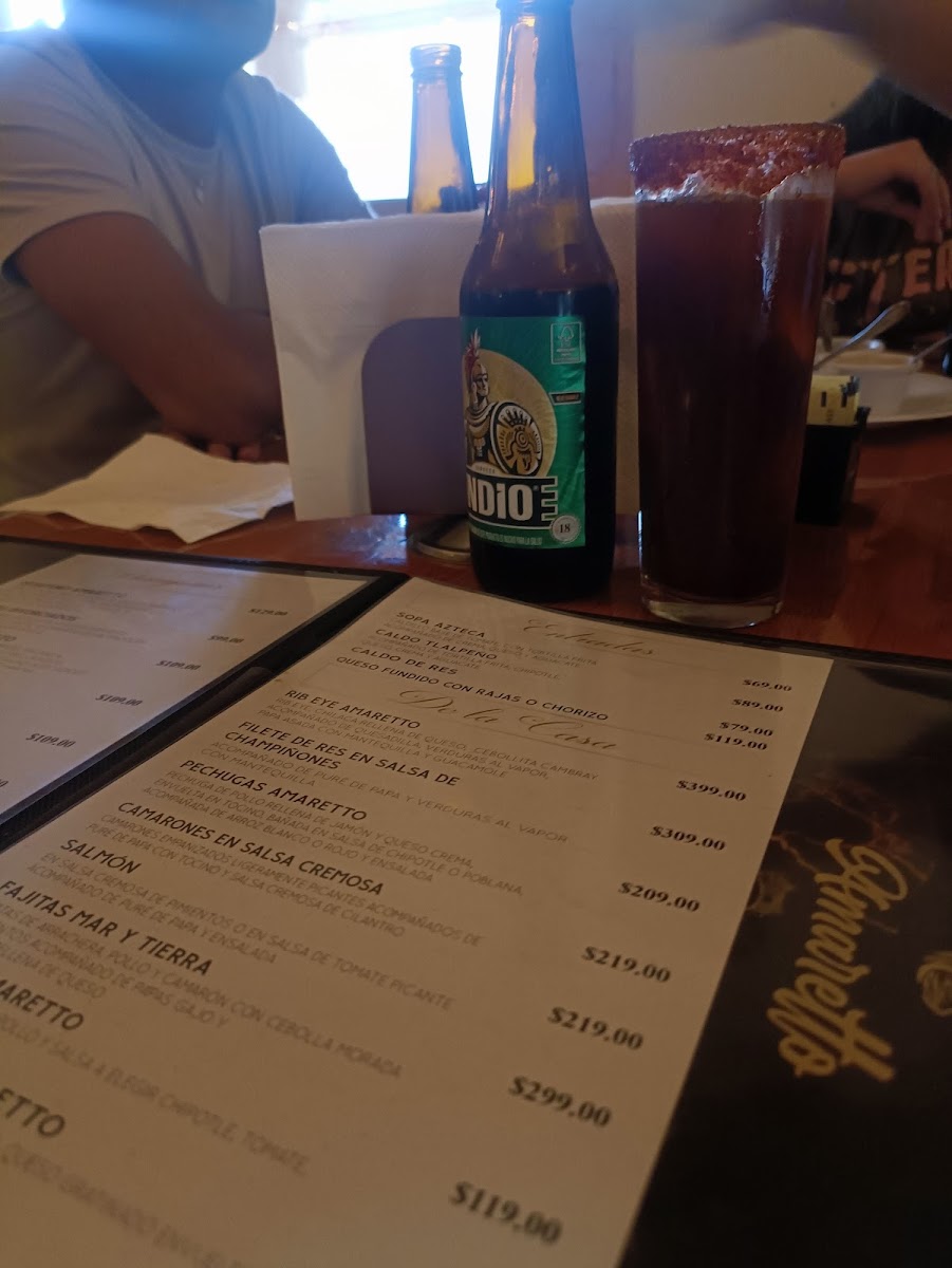 AMARETTO Menu 1