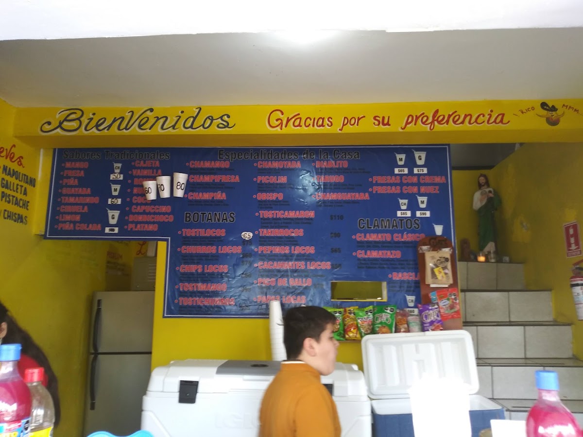 raspados champifresa Menu 1