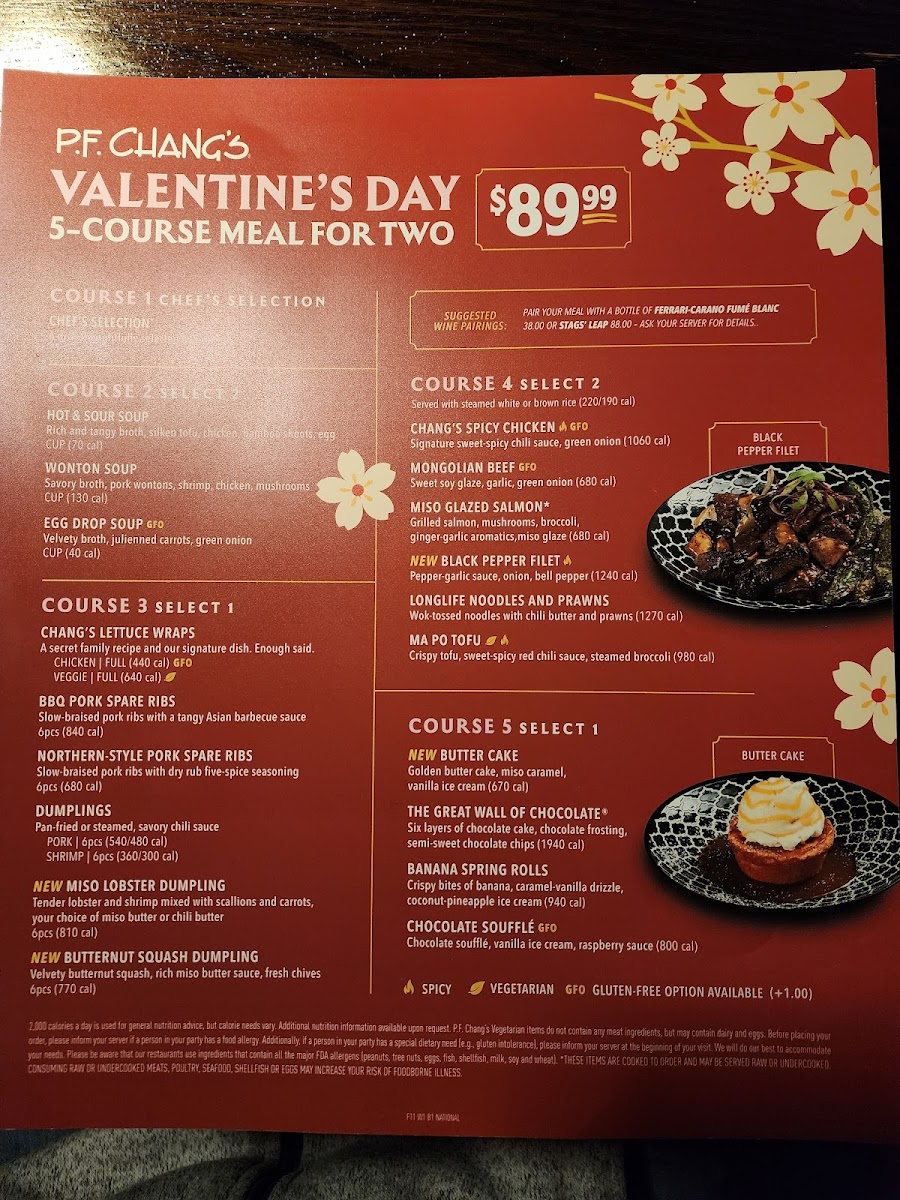P.F. Chang's Menu 1