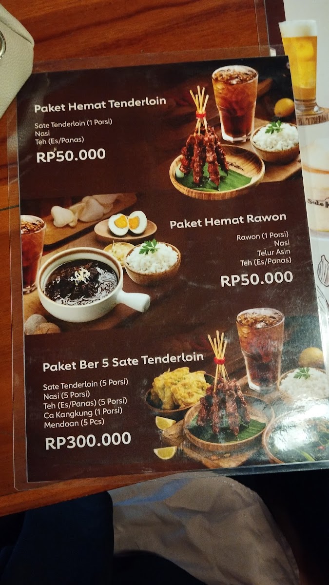 SATE KRATON (ꦱꦠꦺꦏꦿꦠꦺꦴꦤ꧀) Menu 1