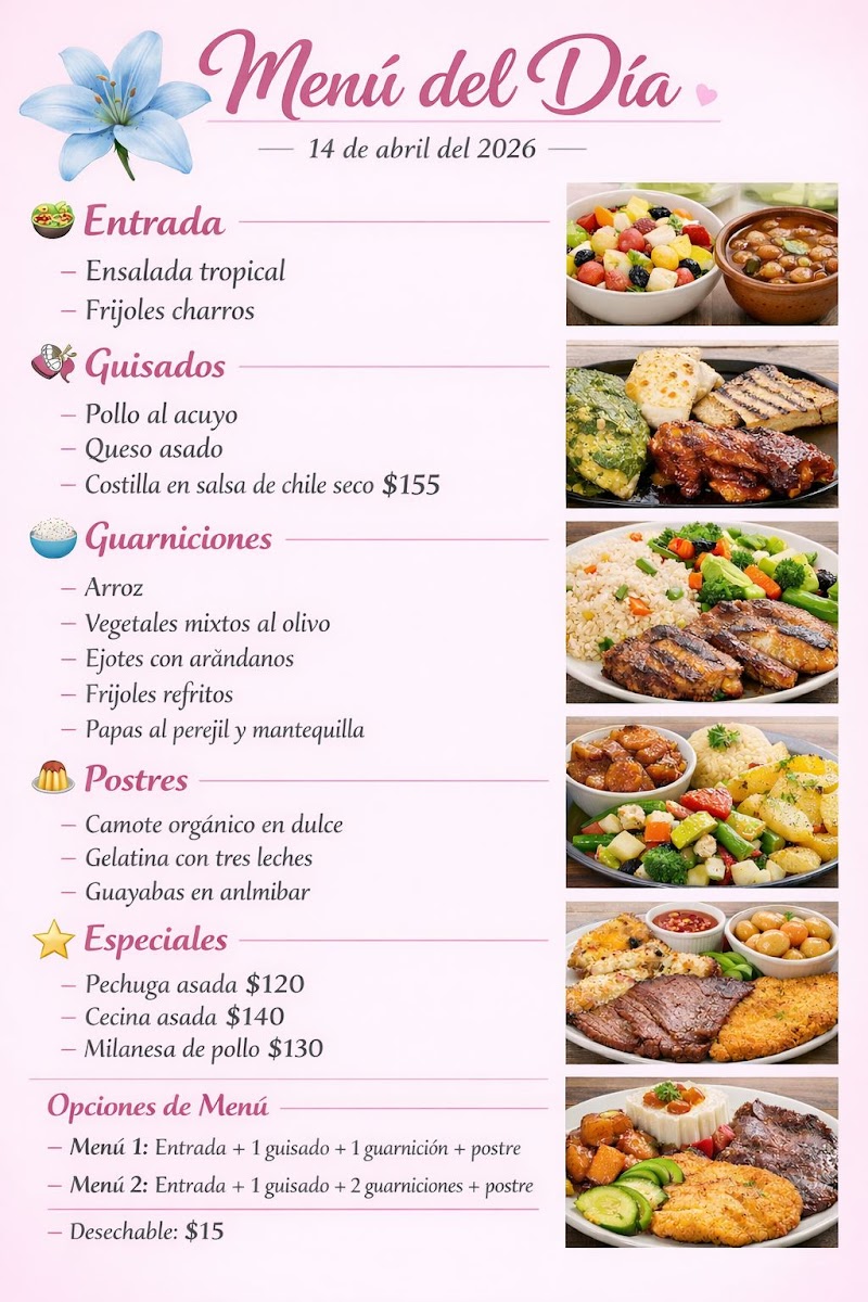 Kondeza Menu 1