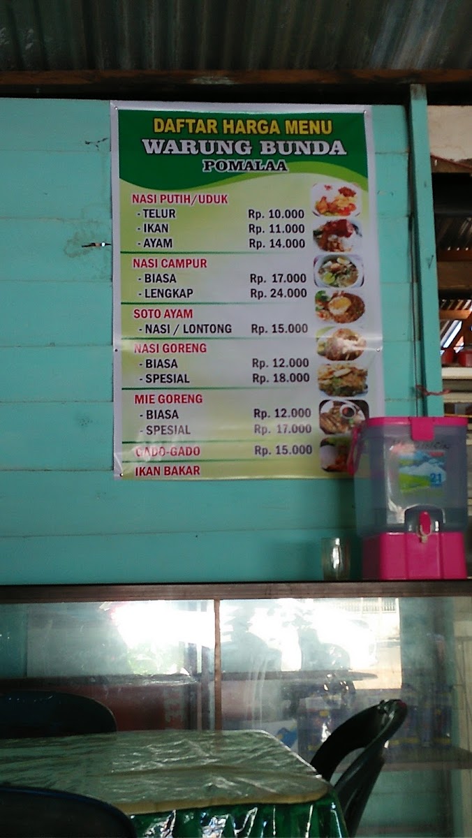 WARUNG BUNDA Menu 1