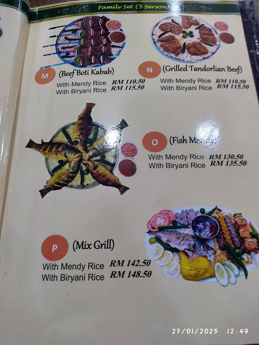 Mr. Kabab & Biryani (Putrajaya) Menu 1