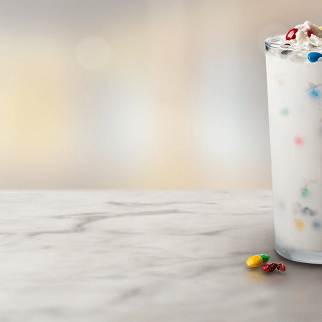 Mcflurry with M&M's Candies