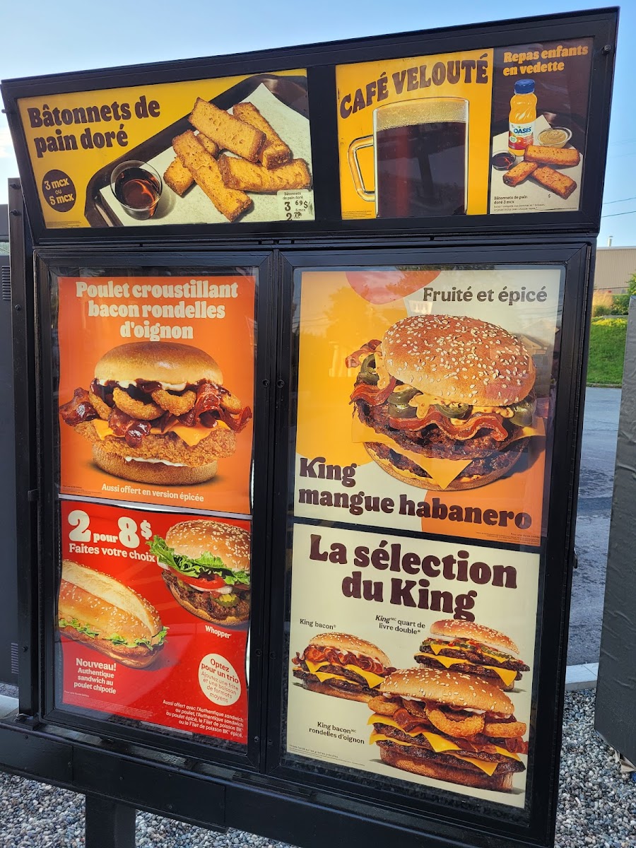 Burger King Menu 1