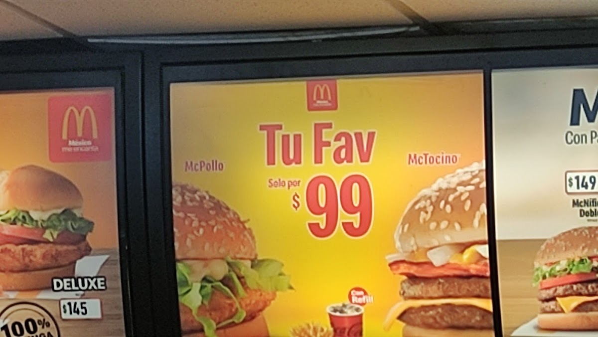 McDonald's Menu 1