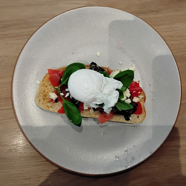 Breakfast Bruschetta on Sourdough