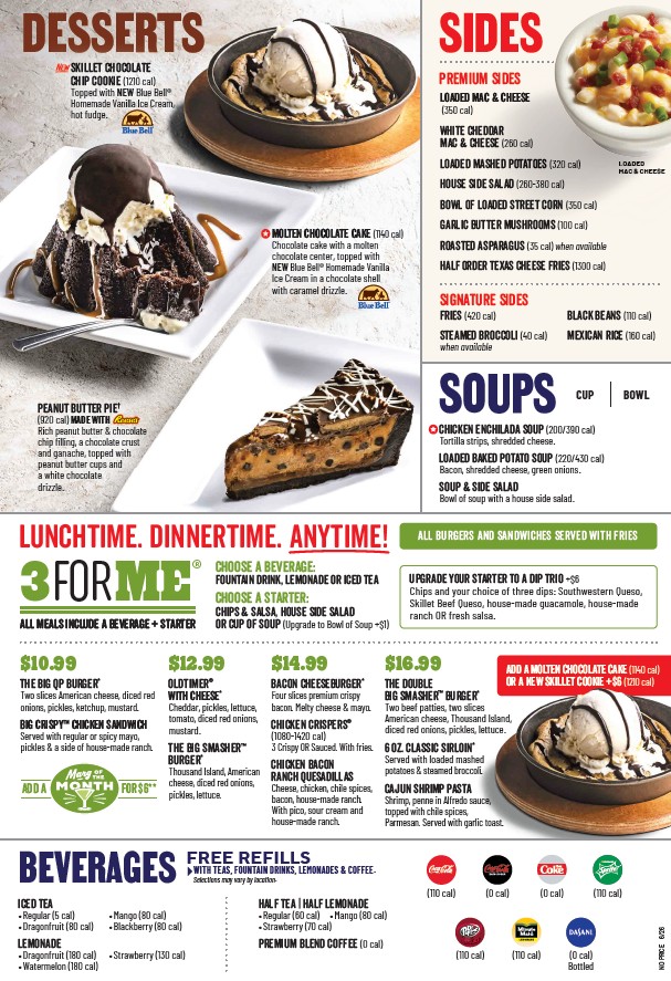 Chili's Grill & Bar Menu 1