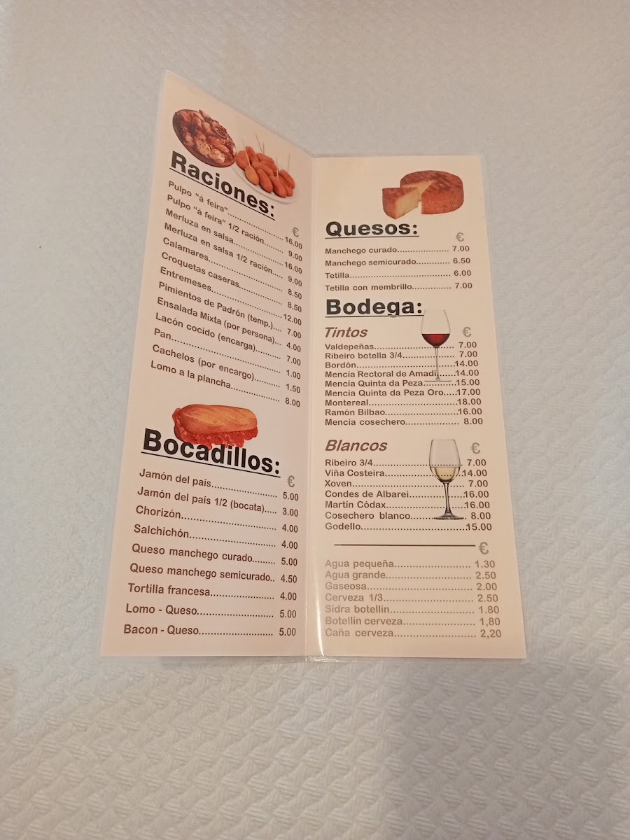Pulpería Candal Menu 1