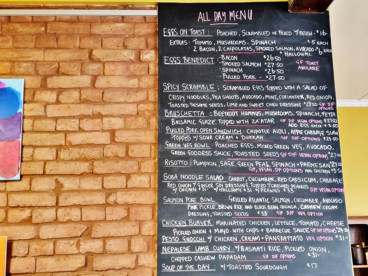 Ashmore on Bridge Street Menu 1