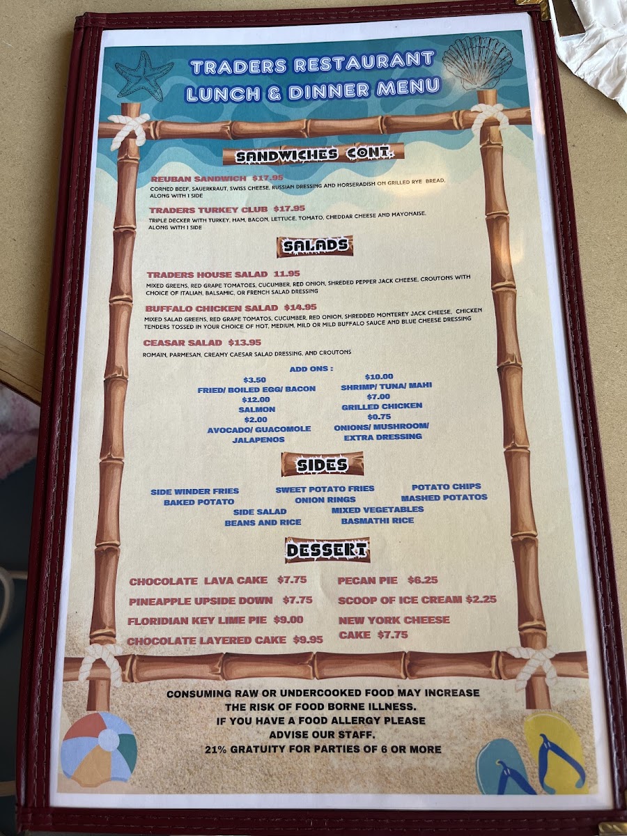 Traders Restaurant & Tiki Lounge Photo 2