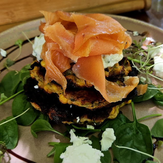 Corn and Zucchini Fritter