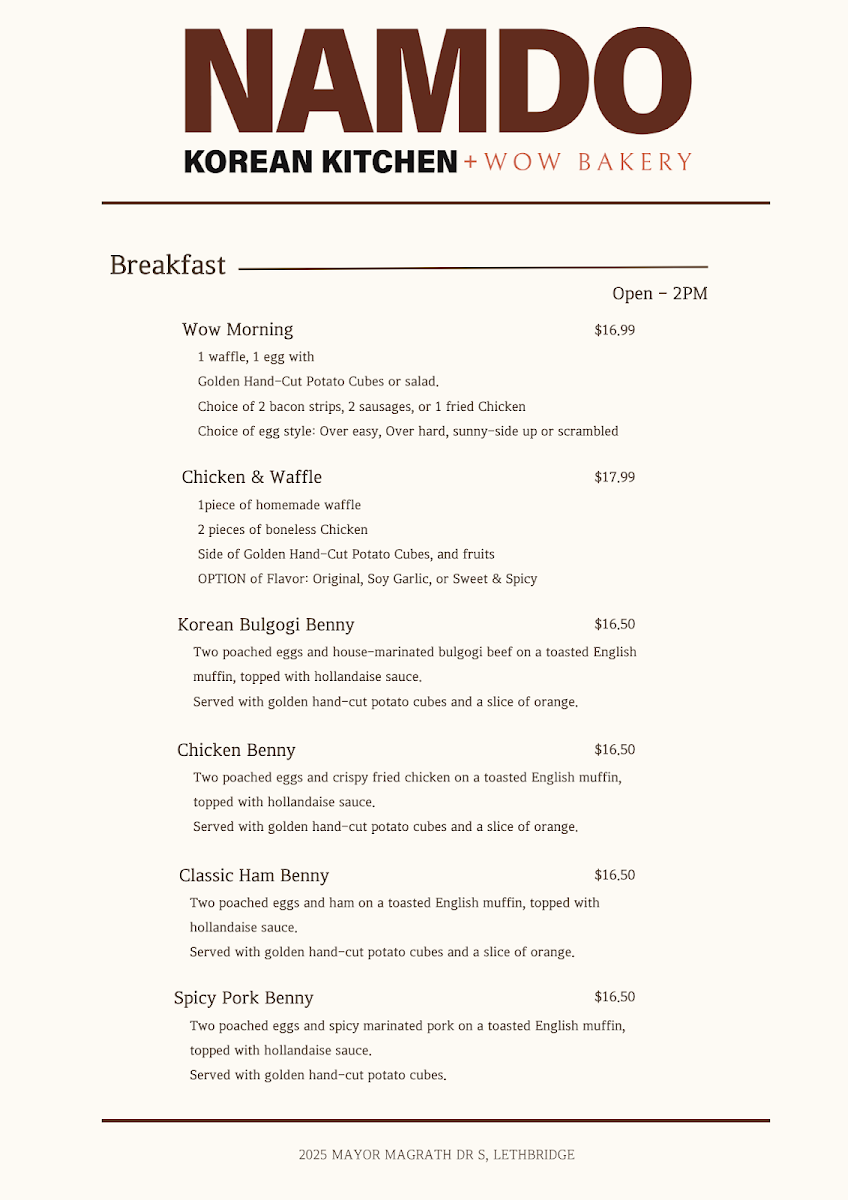 Namdo Korean Kitchen Wow Bakery Photo 2