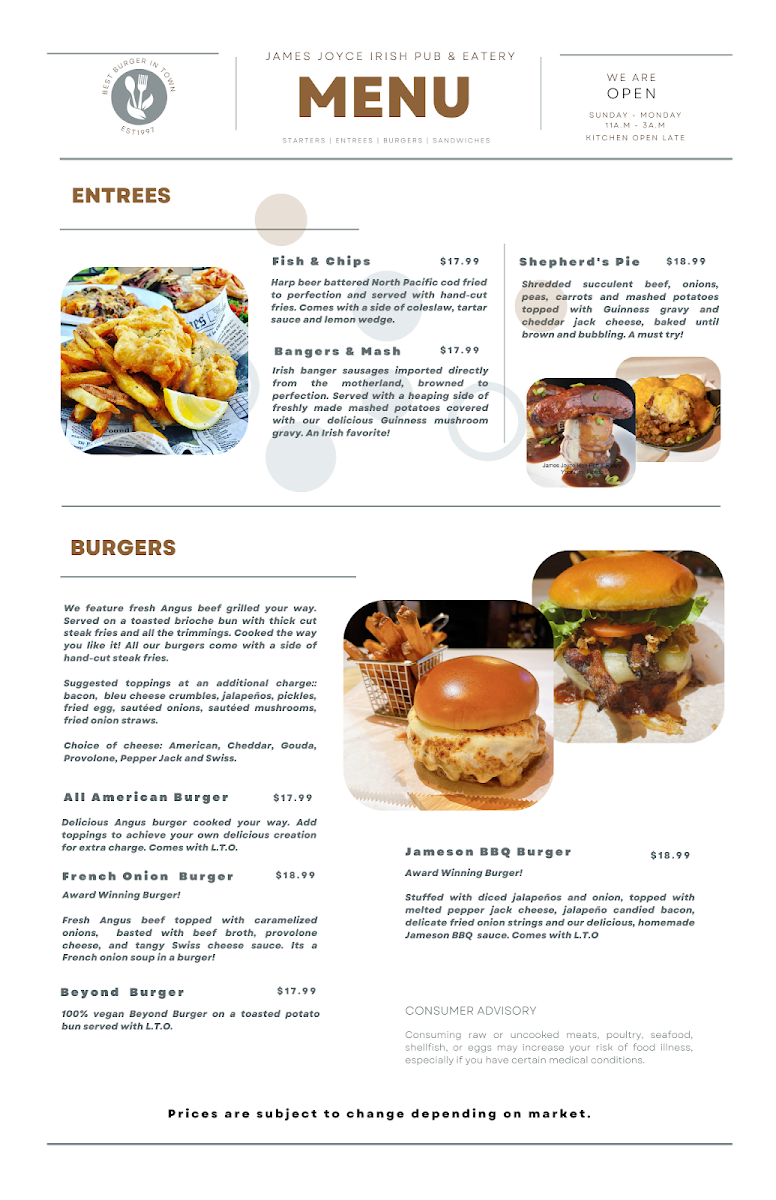 James Joyce Irish Pub & Eatery Photo 3