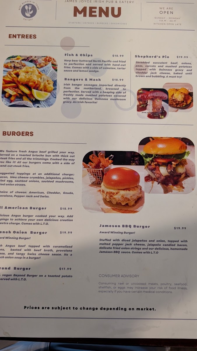 James Joyce Irish Pub & Eatery Photo 9