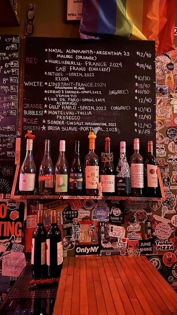 Earl's Beer and Cheese Menu 1