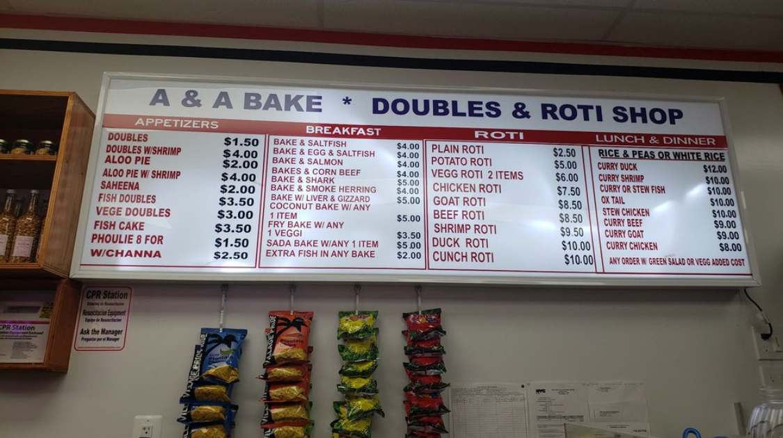 A&A Bake Doubles and Roti Photo 5