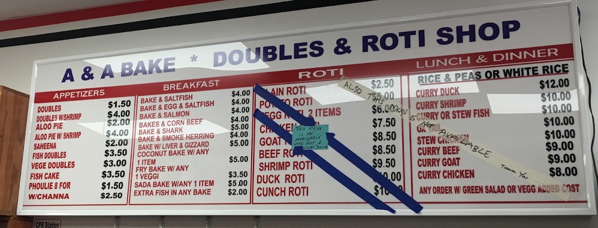 A&A Bake Doubles and Roti Photo 6