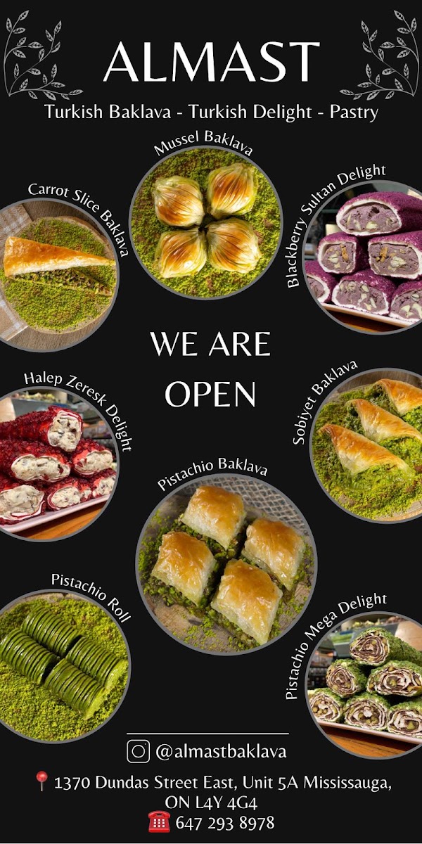 Almast Turkish Dessert Menu 1
