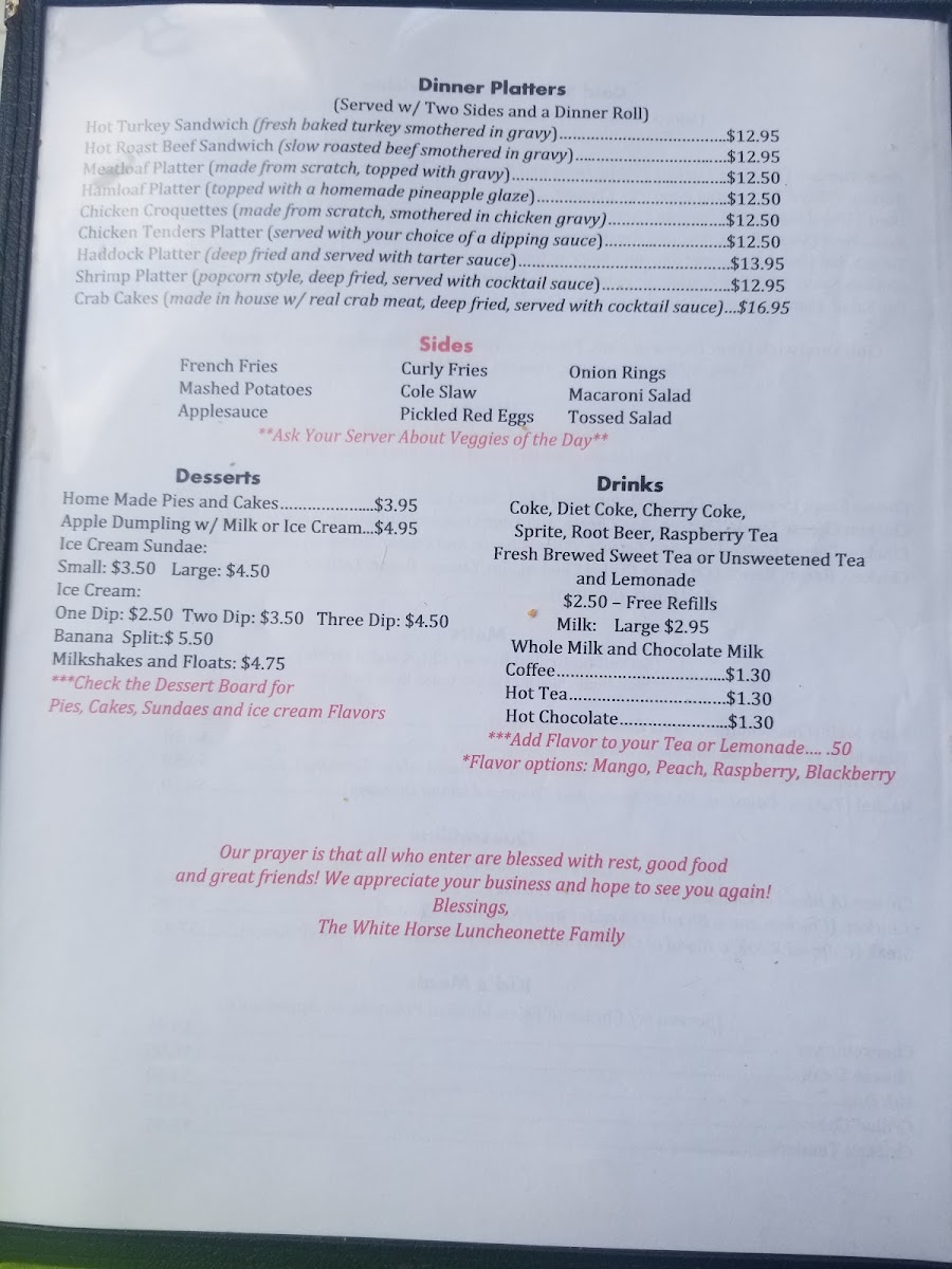 White Horse Luncheonette Photo 10