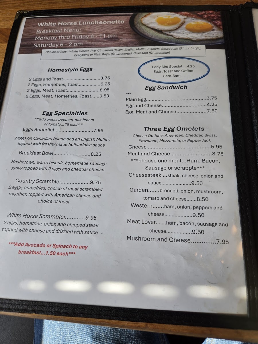 White Horse Luncheonette Photo 2