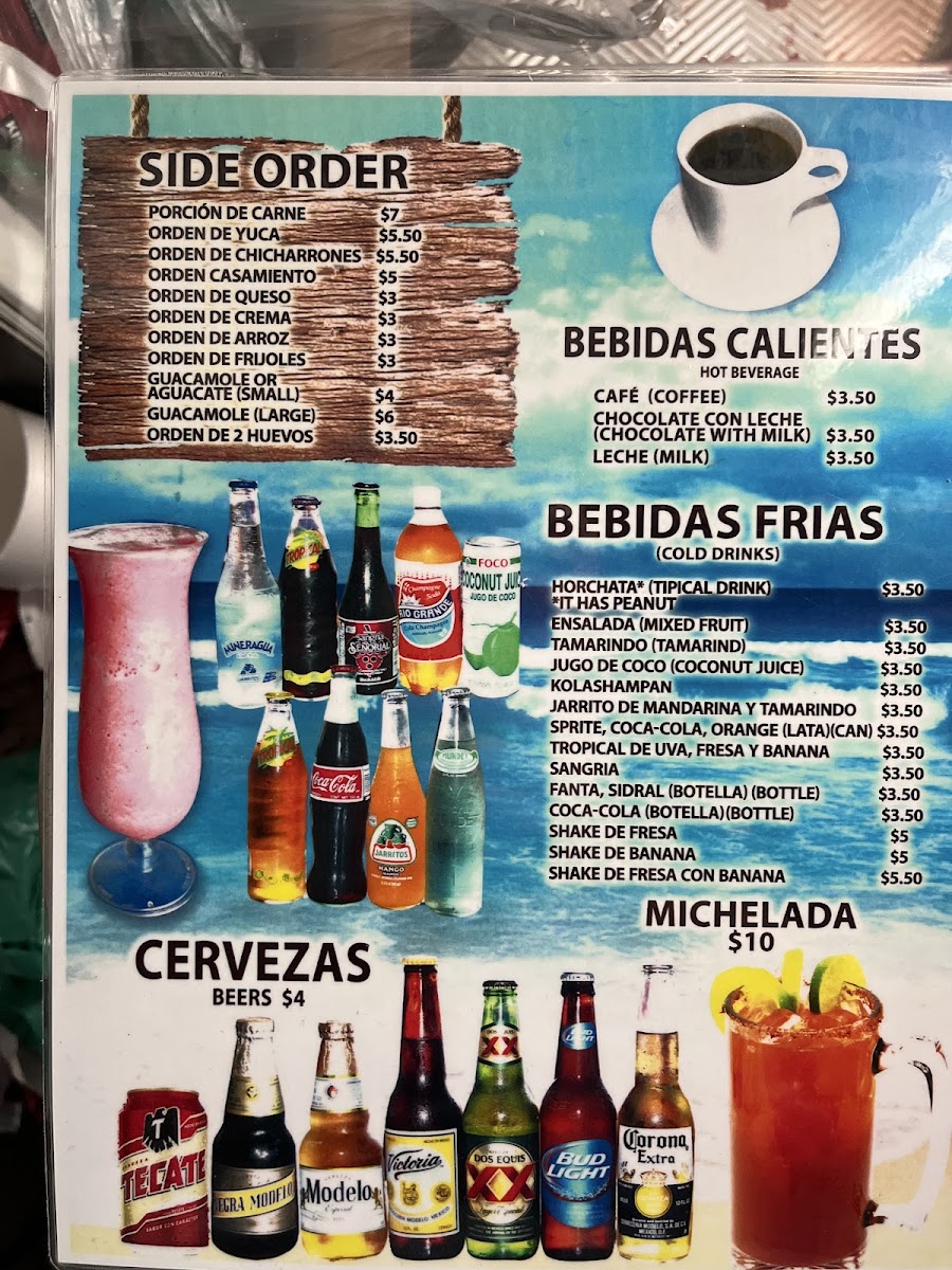 La Libertad Restaurant Menu 1