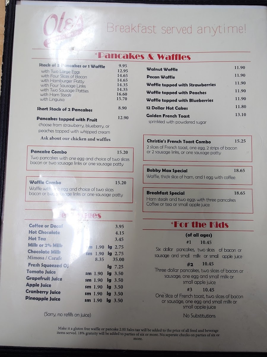 Ole's Waffle Shop Photo 9
