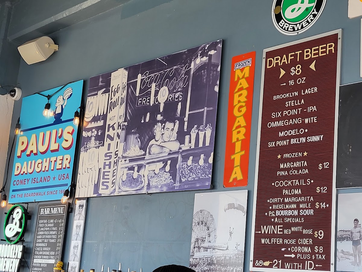 Paul's Daughter Menu 1