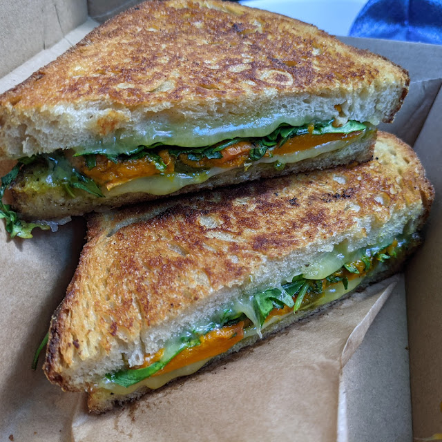 Toasted Roast Veggie Sandwich