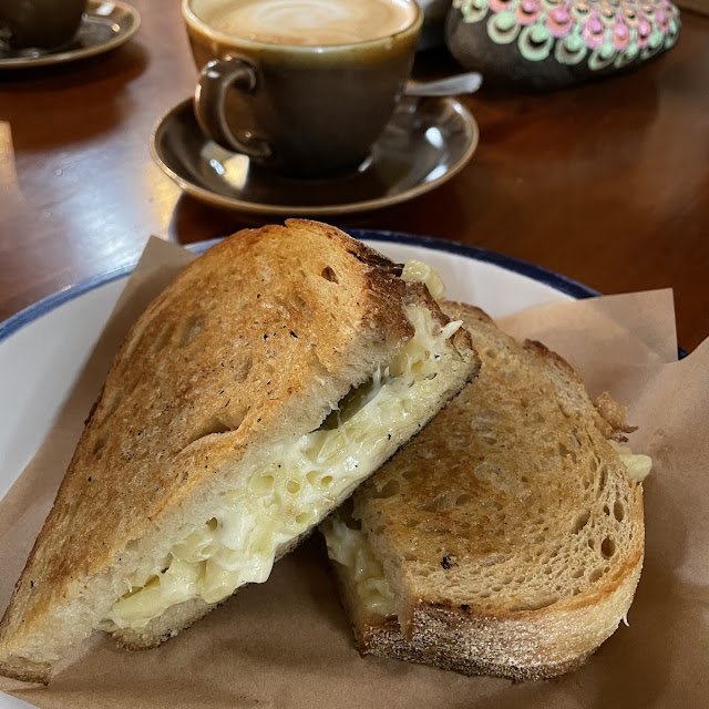 Ham Cheese Toastie with Relish