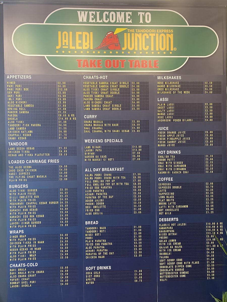 Jalebi Junction Menu 1