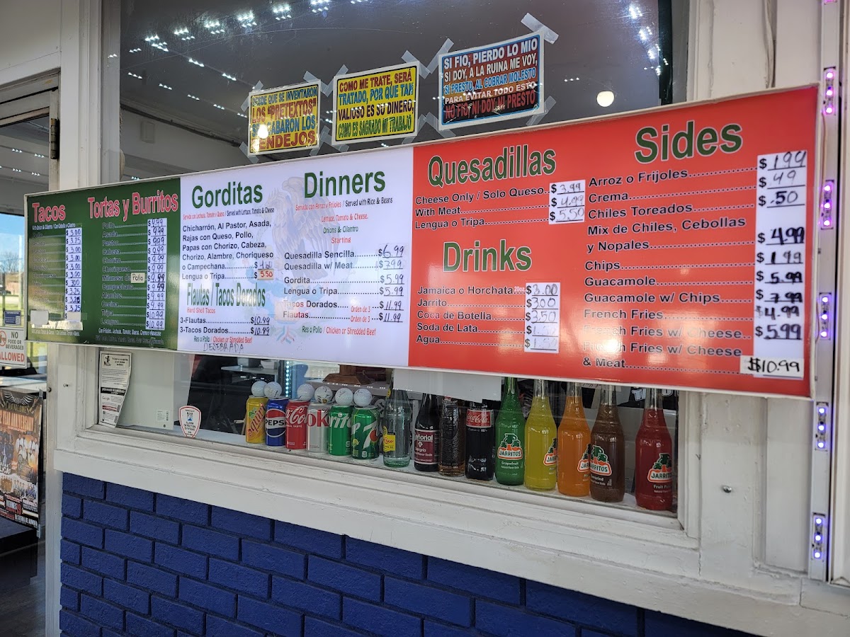 Taco Movil Menu 1