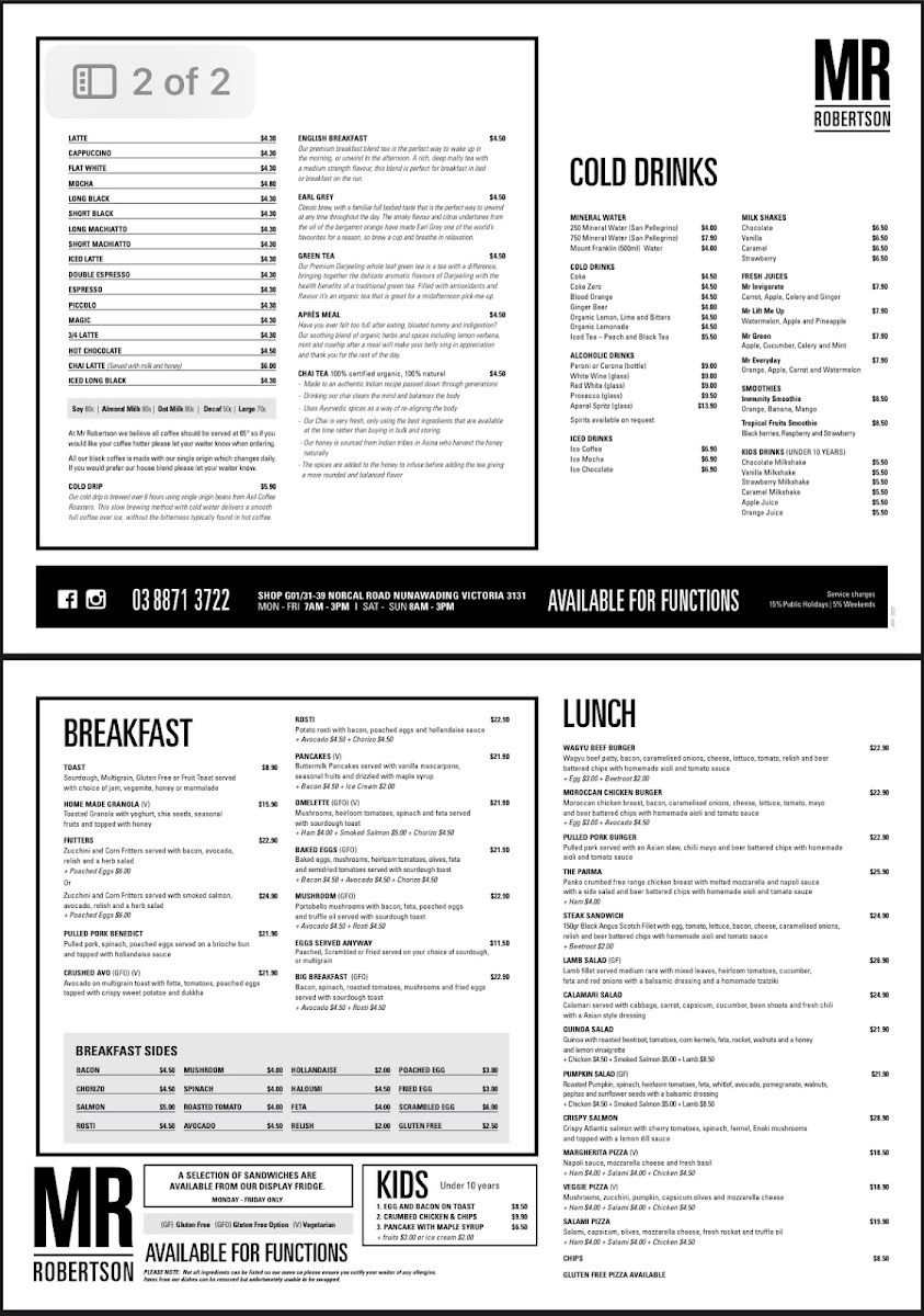 Mr Robertson Cafe Photo 3