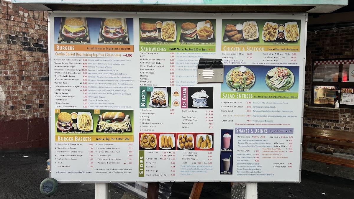 Chicken Drive-In Menu 1