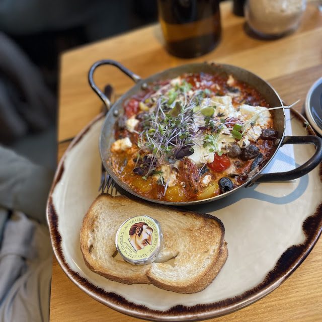 Baked Eggs and Toast