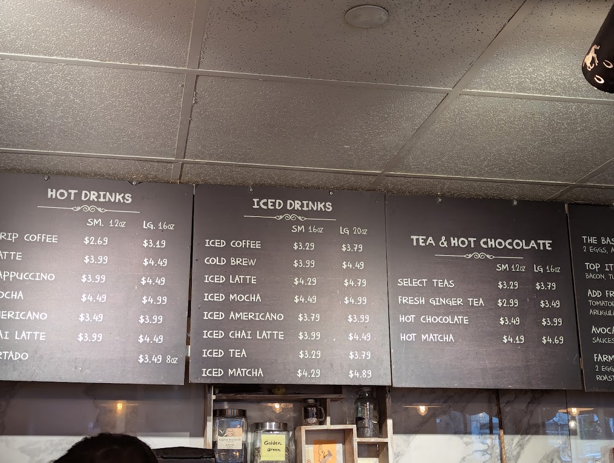 Farmers Horse Coffee Menu 1