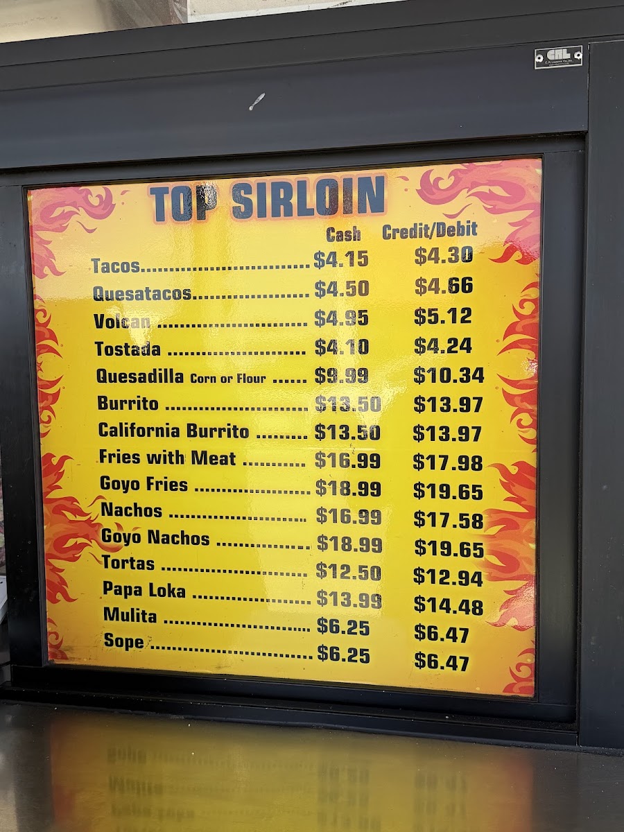 Tacos Don Goyo Menu 1