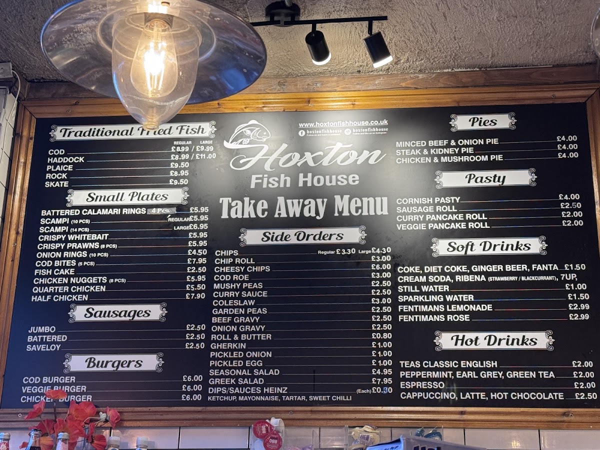 Hoxton Fish House Menu 1