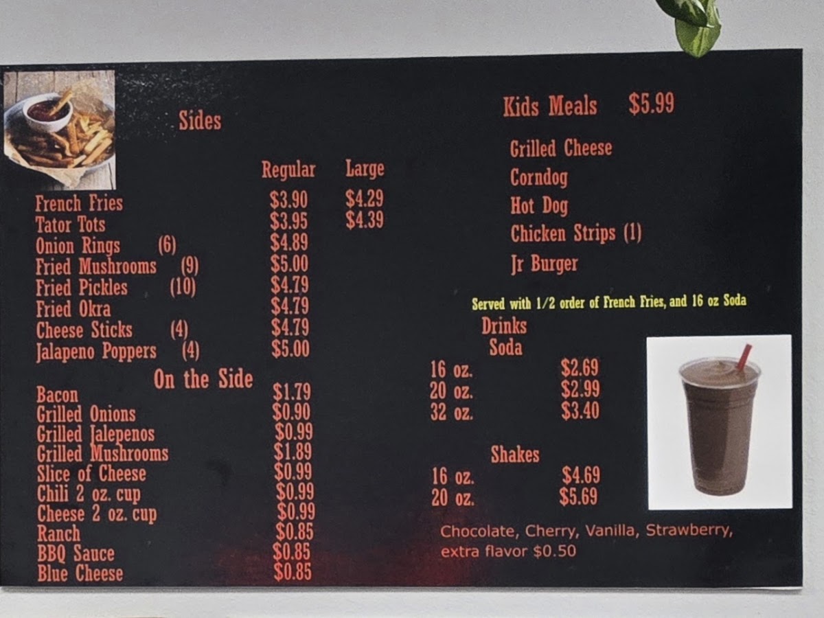 Westside Burger & Grill Menu 1