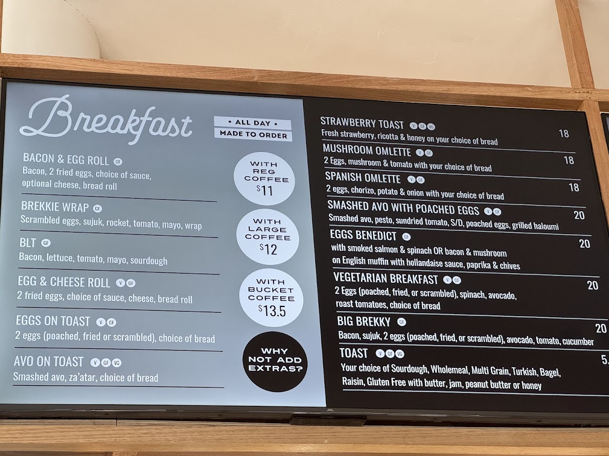 Cornerstone Cafe Ultimo Menu 1