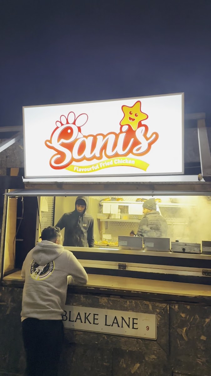 Sani’s chicken Menu 1