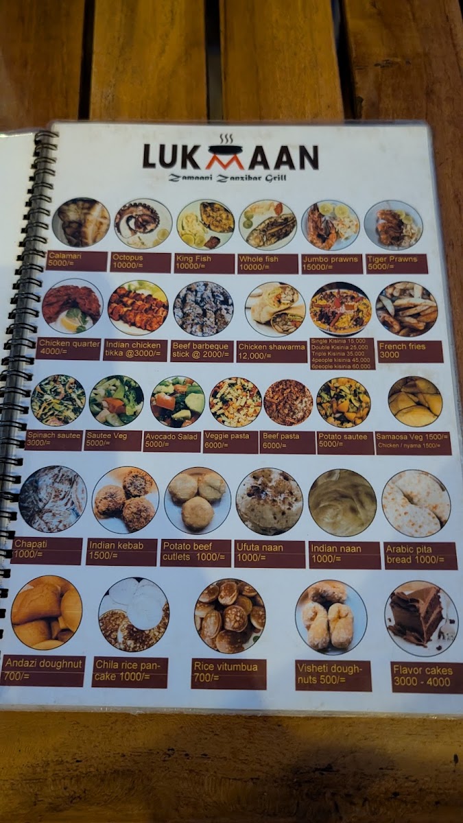 Lukmaan Swahili Restaurant Menu 1
